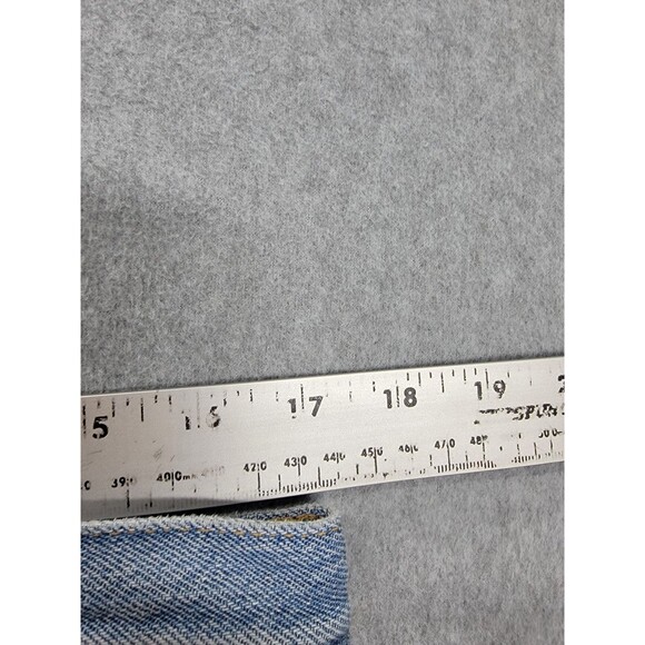 We The Free Womens Jeans 31 34x27 Wide Capri Distressed Light Stretch Button Fly - Picture 6 of 14